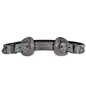 NWT // Silver Western Style Belt